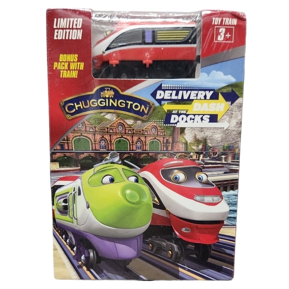 2016 Starz Media Chuggington Delivery Dash At The Docks Toy Train DVD - Picture 1 of 2